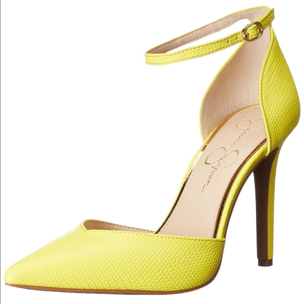 Jessica Simpson Women's Yellow Cirrus Dress-Pump